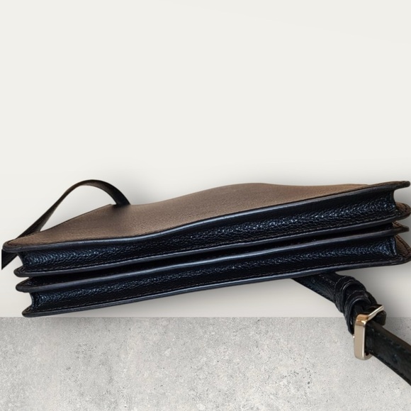 Kate Spade Eva Purse Black Leather WKRU6010 Crossbody Bag - Picture 11 of 16